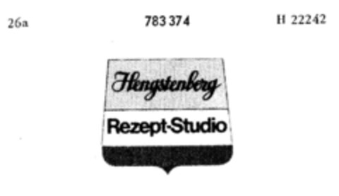 Hengstenberg Rezept-Studio Logo (DPMA, 10/20/1962)