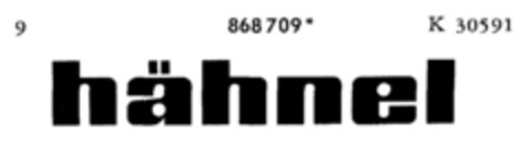 hähnel Logo (DPMA, 05.12.1969)