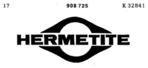 HERMETITE Logo (DPMA, 12.01.1972)