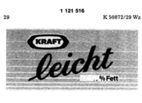 KRAFT leicht Logo (DPMA, 13.02.1987)