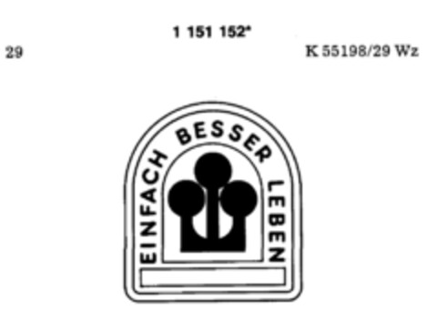 EINFACH BESSER LEBEN Logo (DPMA, 24.10.1989)