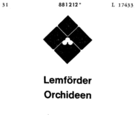 Lemförder Orchideen Logo (DPMA, 14.11.1970)