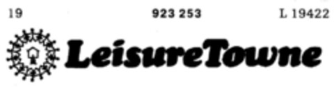 LeisureTowne Logo (DPMA, 19.07.1973)