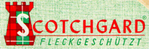 SCOTCHGARD FLECKGESCHÜTZT Logo (DPMA, 29.03.1961)