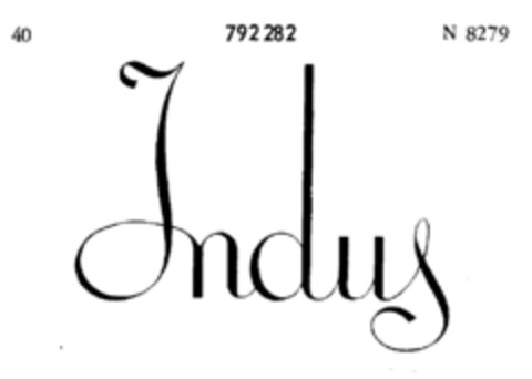 Indus Logo (DPMA, 26.02.1963)