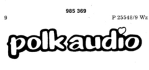 polk audio Logo (DPMA, 06.09.1978)