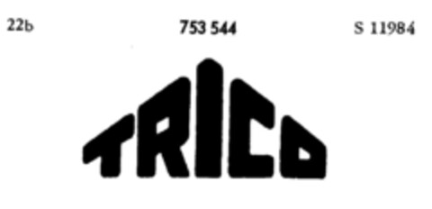 TRICO Logo (DPMA, 02.12.1960)