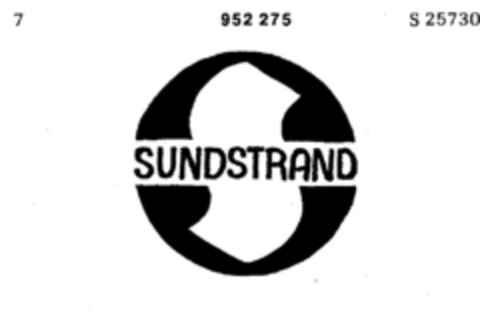 SUNDSTRAND Logo (DPMA, 02.08.1972)