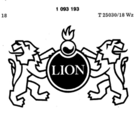 LION Logo (DPMA, 24.10.1985)