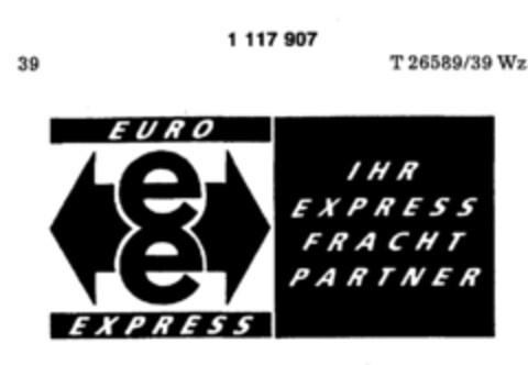 EURO EXPRESS Logo (DPMA, 05.06.1987)