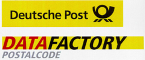 Deutsche Post DATAFACTORY POSTALCODE Logo (DPMA, 17.08.2000)
