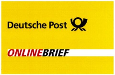 Deutsche Post ONLINEBRIEF Logo (DPMA, 16.03.2009)