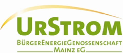 URSTROM BÜRGERENERGIEGENOSSENSCHAFT MAINZ EG Logo (DPMA, 10.11.2011)