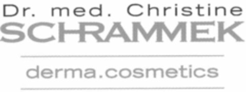 Dr. med. Christine Schrammek derma.cosmetics Logo (DPMA, 11/18/2013)