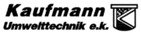 Kaufmann Umwelttechnik e.k. Logo (DPMA, 11/19/2013)