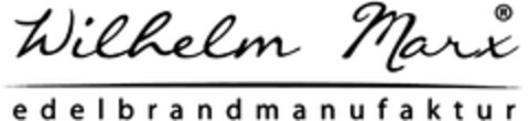 Wilhelm Marx edelbrandmanufaktur Logo (DPMA, 10/31/2013)