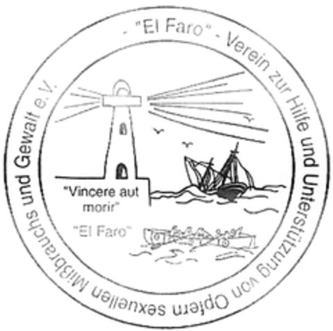 "El Faro" - Verein zur Hilfe und Unterstützung von Opfern sexuellen Mißbrauchs und Gewalt e.V. Logo (DPMA, 18.12.2013)