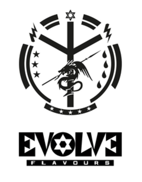 EVOLVE FLAVOURS Logo (DPMA, 25.10.2016)