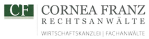 CORNEA FRANZ RECHTSANWÄLTE WIRTSCHAFTSKANZLEI | FACHANWÄLTE Logo (DPMA, 06.11.2018)