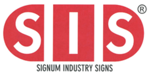 S I S SIGNUM INDUSTRY SIGNS Logo (DPMA, 07/04/2019)