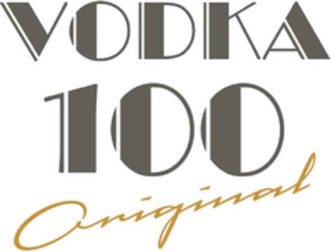 VODKA 100 Original Logo (DPMA, 01.11.2022)