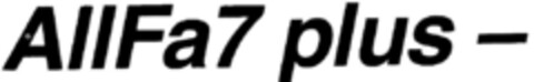 AllFa7 plus- Logo (DPMA, 06.11.1997)