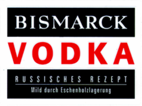 BISMARCK VODKA Logo (DPMA, 07/08/1998)