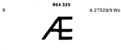 AE Logo (DPMA, 12/04/1975)