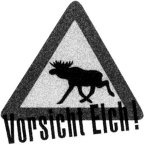 VORSICHT Elch Logo (DPMA, 11/19/1990)