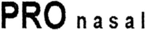 PRO nasal Logo (DPMA, 12.07.1994)