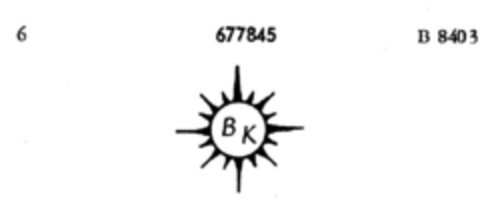 BK Logo (DPMA, 18.11.1953)