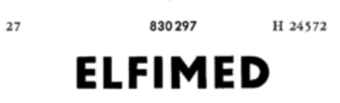 ELFIMED Logo (DPMA, 20.02.1964)