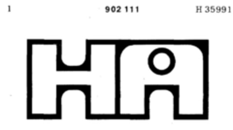 HA Logo (DPMA, 11.09.1971)