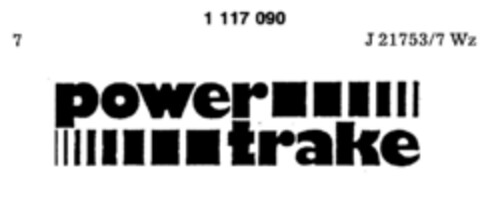 power trake Logo (DPMA, 03/07/1987)