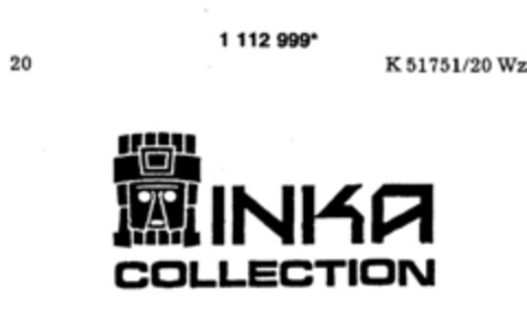 INKA COLLECTION Logo (DPMA, 29.09.1987)
