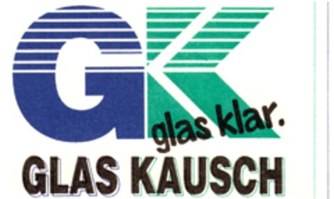 GK glas klar. GLAS KAUSCH Logo (DPMA, 15.01.1994)