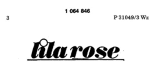 lilarose Logo (DPMA, 13.01.1984)