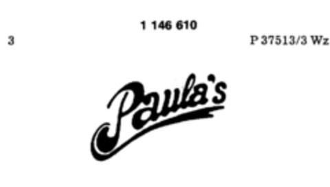 Paula's Logo (DPMA, 01/23/1989)