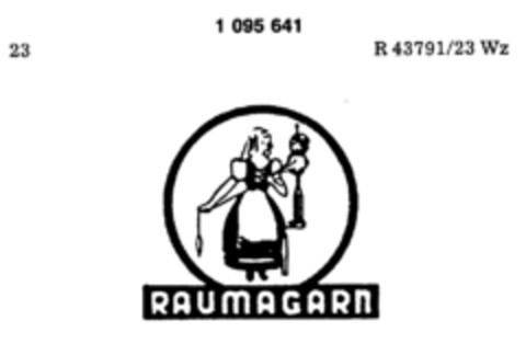 RAUMAGARN Logo (DPMA, 29.11.1985)