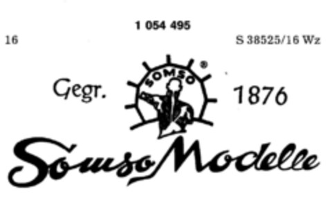 Somso Modelle  Gegr. 1876 Logo (DPMA, 25.04.1983)