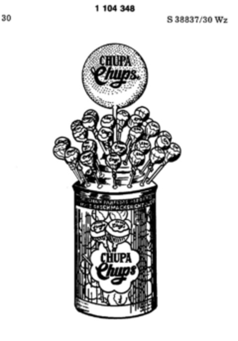 CHUPA Chups Logo (DPMA, 21.05.1983)