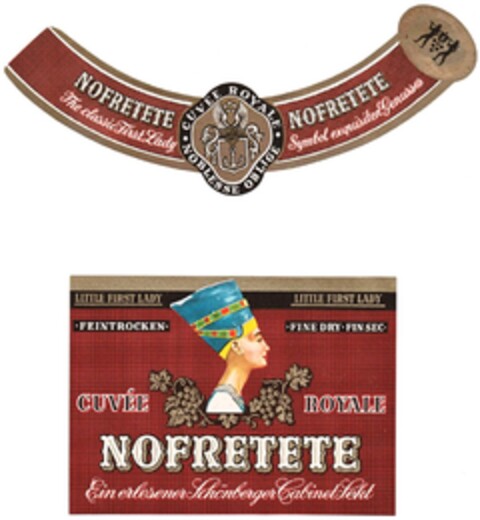 NOFRETETE CUVEE ROYALE Logo (DPMA, 07/13/1964)