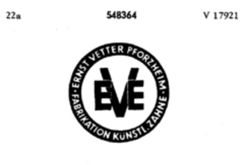 EVE Logo (DPMA, 14.10.1941)