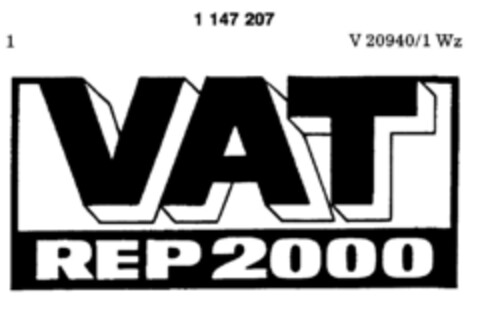 VAT REP 2000 Logo (DPMA, 01.09.1988)