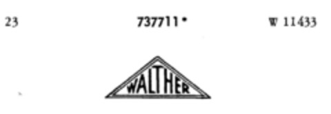 WALTHER Logo (DPMA, 19.02.1960)