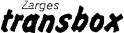 Zarges transbox Logo (DPMA, 19.07.1993)