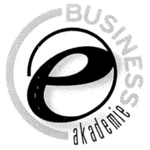 e BUSINESS akademie Logo (DPMA, 07/20/2000)