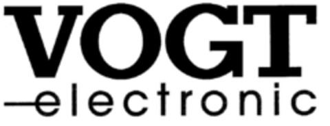 VOGT electronic Logo (DPMA, 08.03.2001)