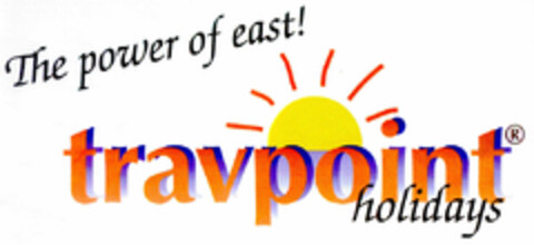 The power of east! travpoint holidays Logo (DPMA, 20.06.2001)