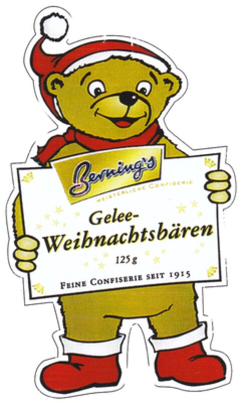 Gelee- Weihnachtsbären Logo (DPMA, 06.03.2009)